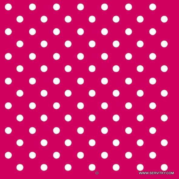 Ubrousky Ambiente Dots Magenta 33x33 cm