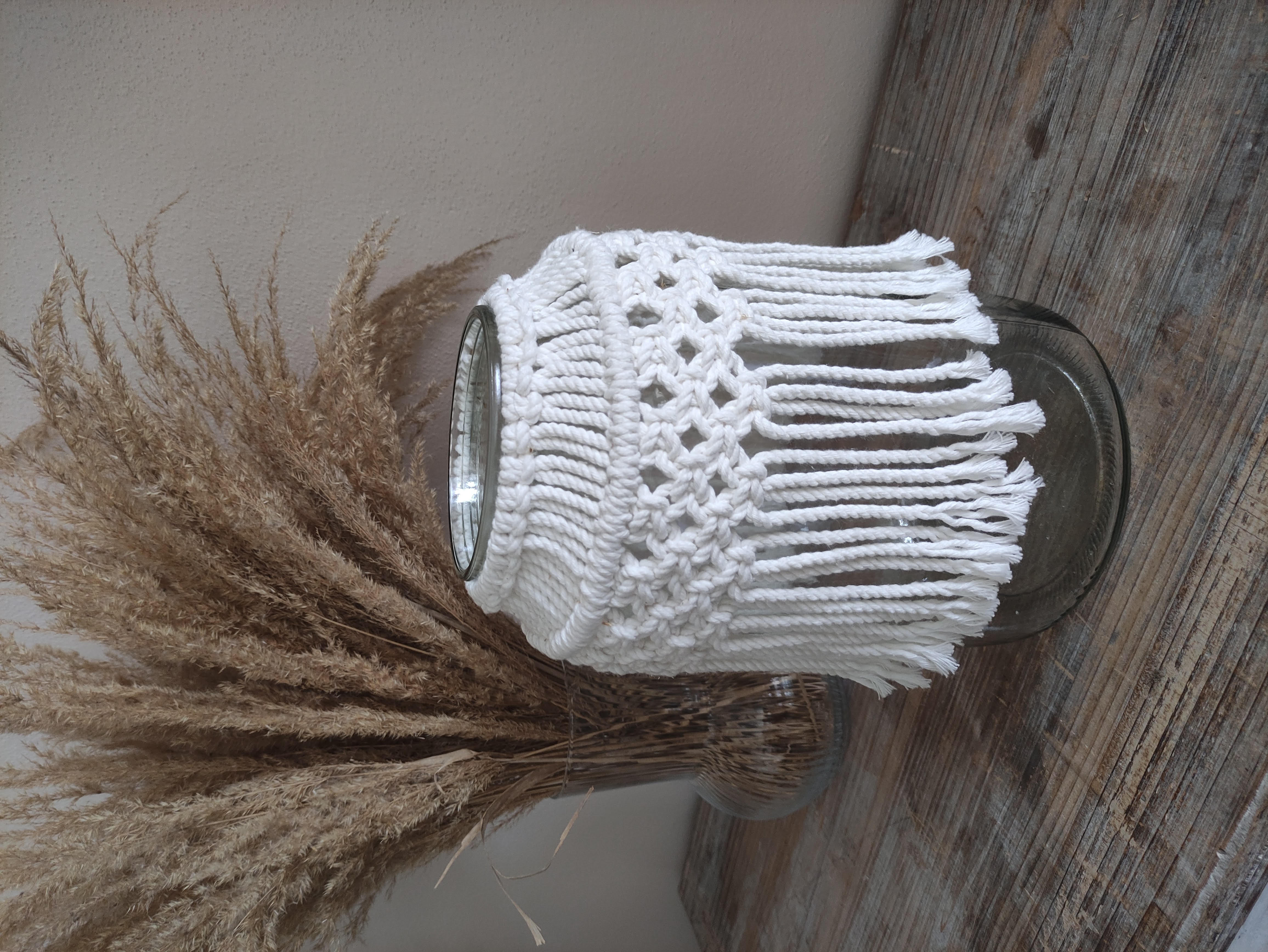 Sklenice 5 l macramé