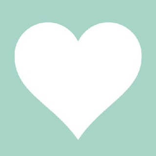 Ubrousky Ambiente Heart Aqua 33x33 cm