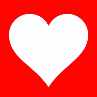 Ubrousky Ambiente Heart Red 33x33 cm