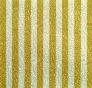 Ubrousky Ambiente Stripes Gold 33x33 cm